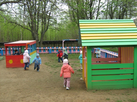 Домики в детском саду