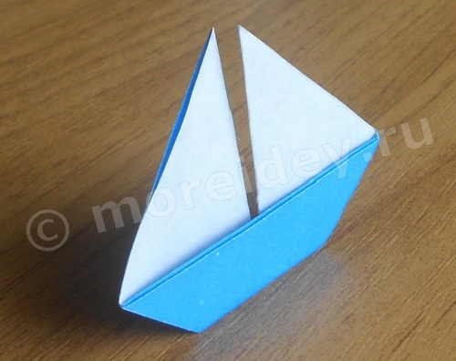 поделка оригами для начинающих: лодка с парусом своими руками