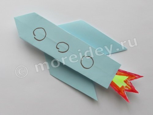 ракета в технике оригами