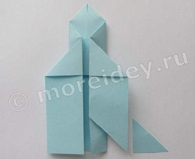 оригами космическая ракета