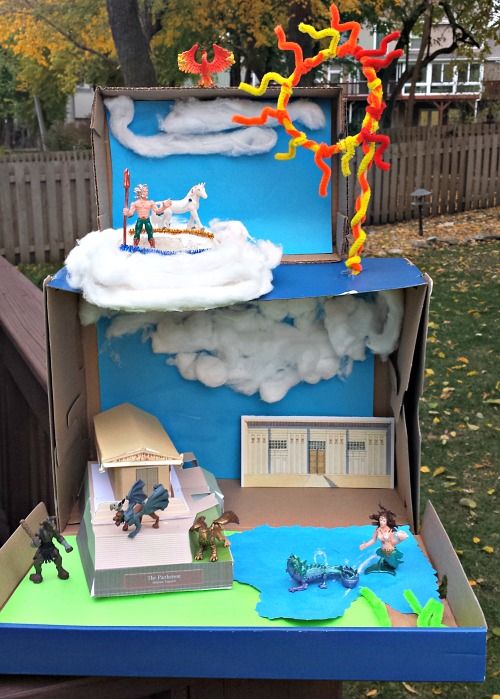Tips for Creating Your Own Mini-World -- creative playscapes for kids! Fun ideas for class projects.